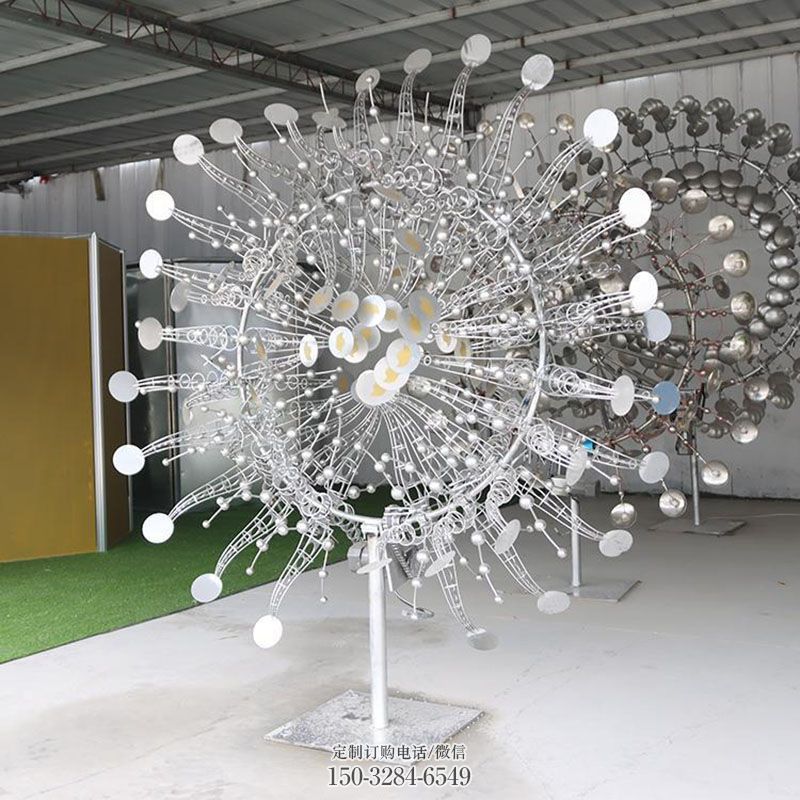 彩钢制作优价-立体景观-社区风动雕塑