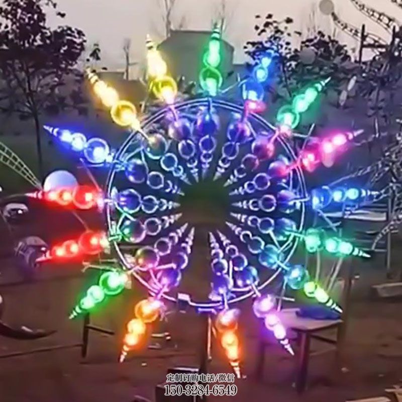 彩钢制作制造商-小品实景-民族风动雕塑