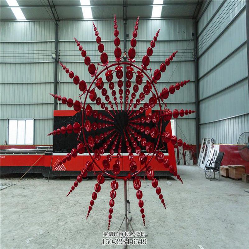 景观概念精品-庭院主体-风动雕塑