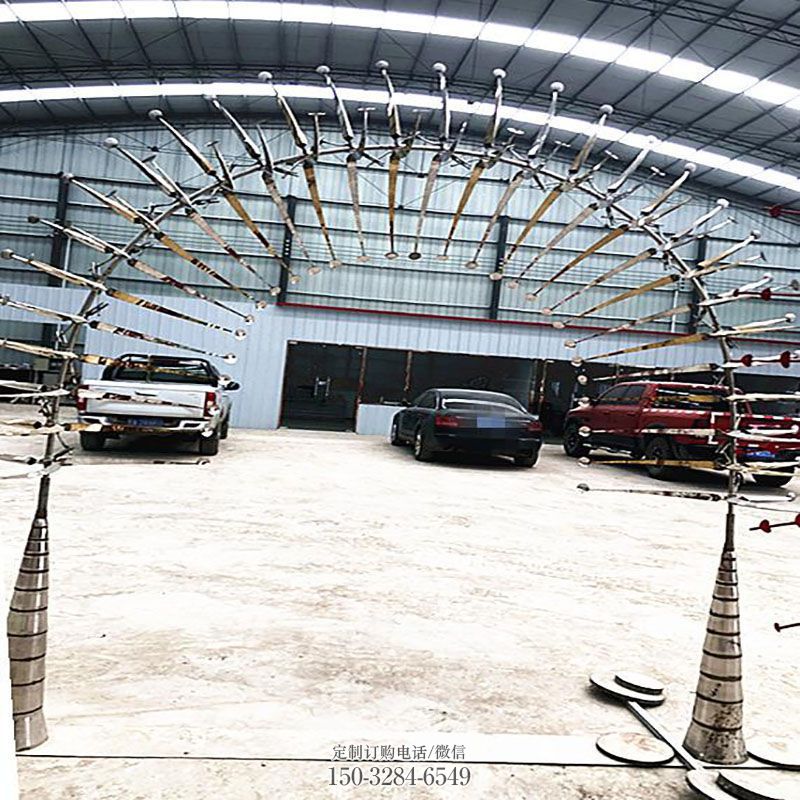 街头艺术供应-三维景观-景区风动雕塑